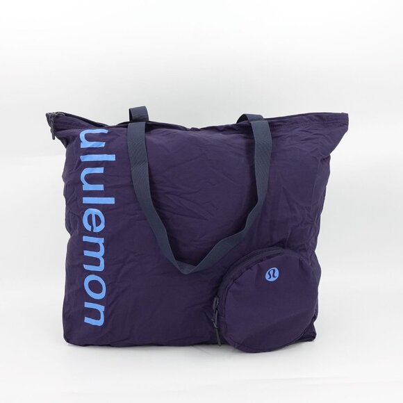Lululemon Packable Large Tote 30L Night Sea Blue OS - Picture 5 of 16